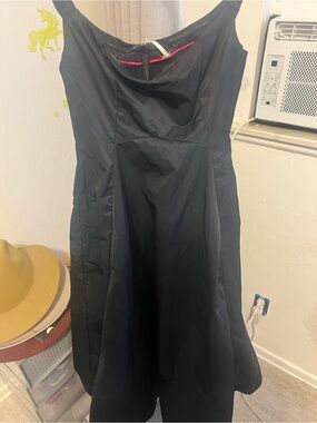 Free People Black Maxi Dress with Subtle Scoop Neck